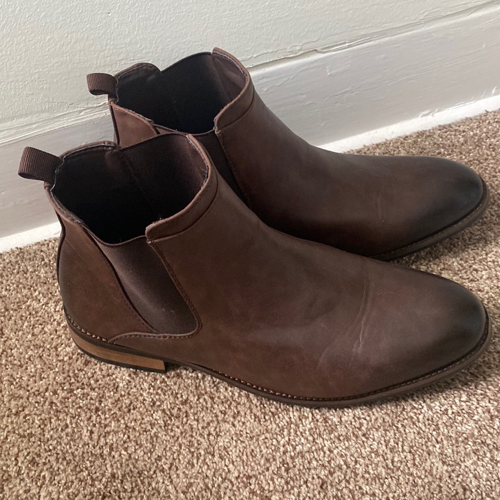 Brown Chelsea Boots - Size 12